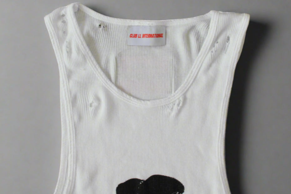 Collection 001:Homme Boys Cotton Ribbed Tank Top