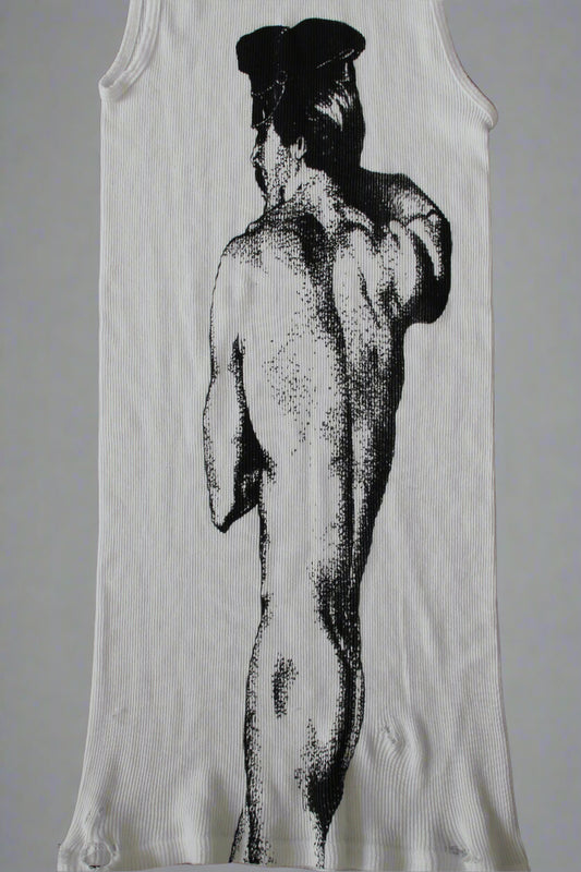 Collection 001:Homme Boys Cotton Ribbed Tank Top