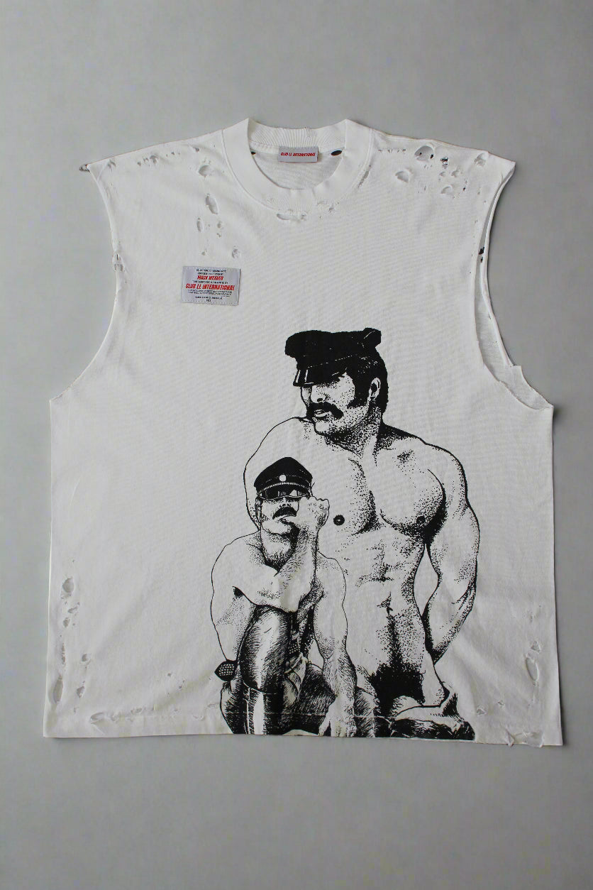 Collection 001: Homme Boys Sleeveless Cut-Off Tee (Distressed Edition)
