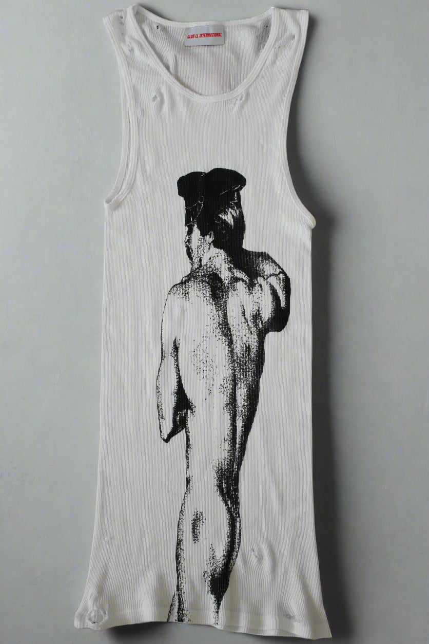 Collection 001:Homme Boys Cotton Ribbed Tank Top