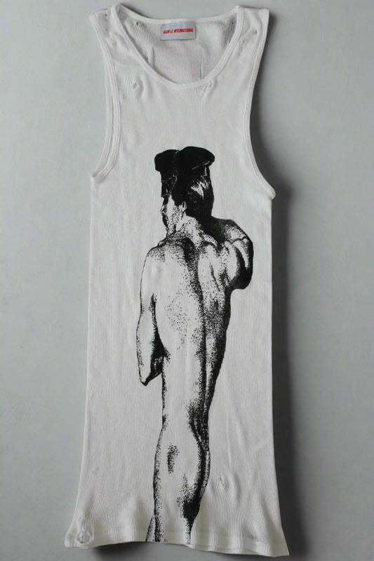 Collection 001:Homme Boys Cotton Ribbed Tank Top