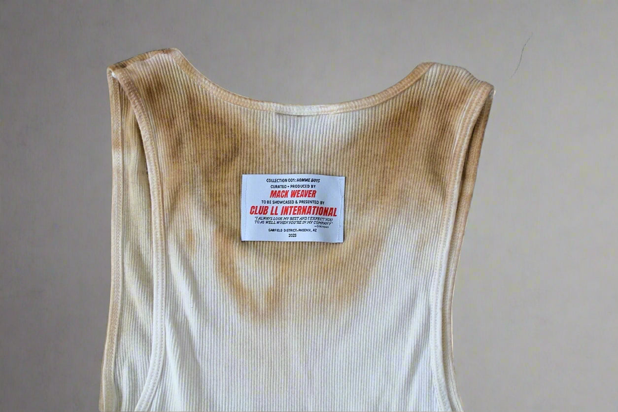 Collection 001: Homme Boys Ribbed Tank Top (Distressed Edition)
