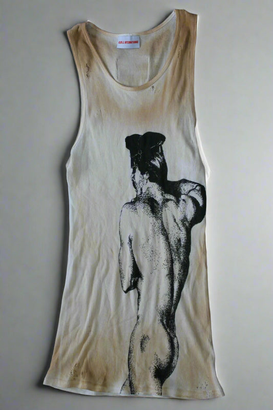 Collection 001: Homme Boys Ribbed Tank Top (Distressed Edition)